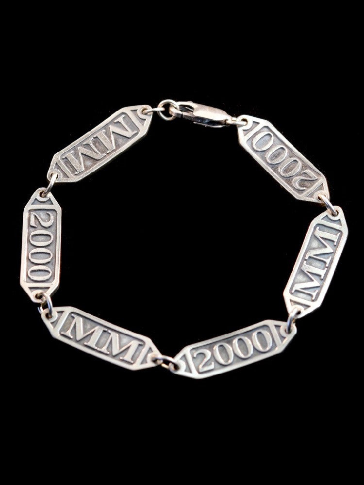Millennium 2000-MM Link Bracelet - Silver