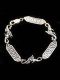Millennium 2000-MM-Dragon Link Bracelet - Sterling Silver