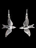 Mocking Jay Earrings - Silver
