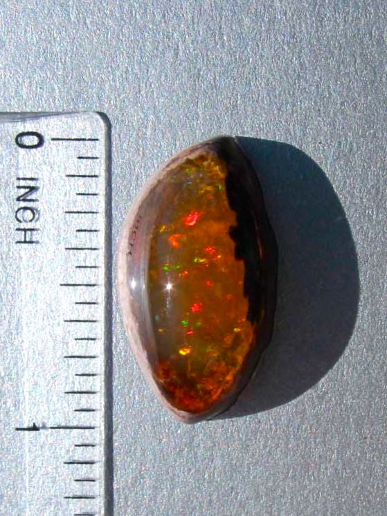 Mystic Ember-Mexican Matrix Opal, 18ct