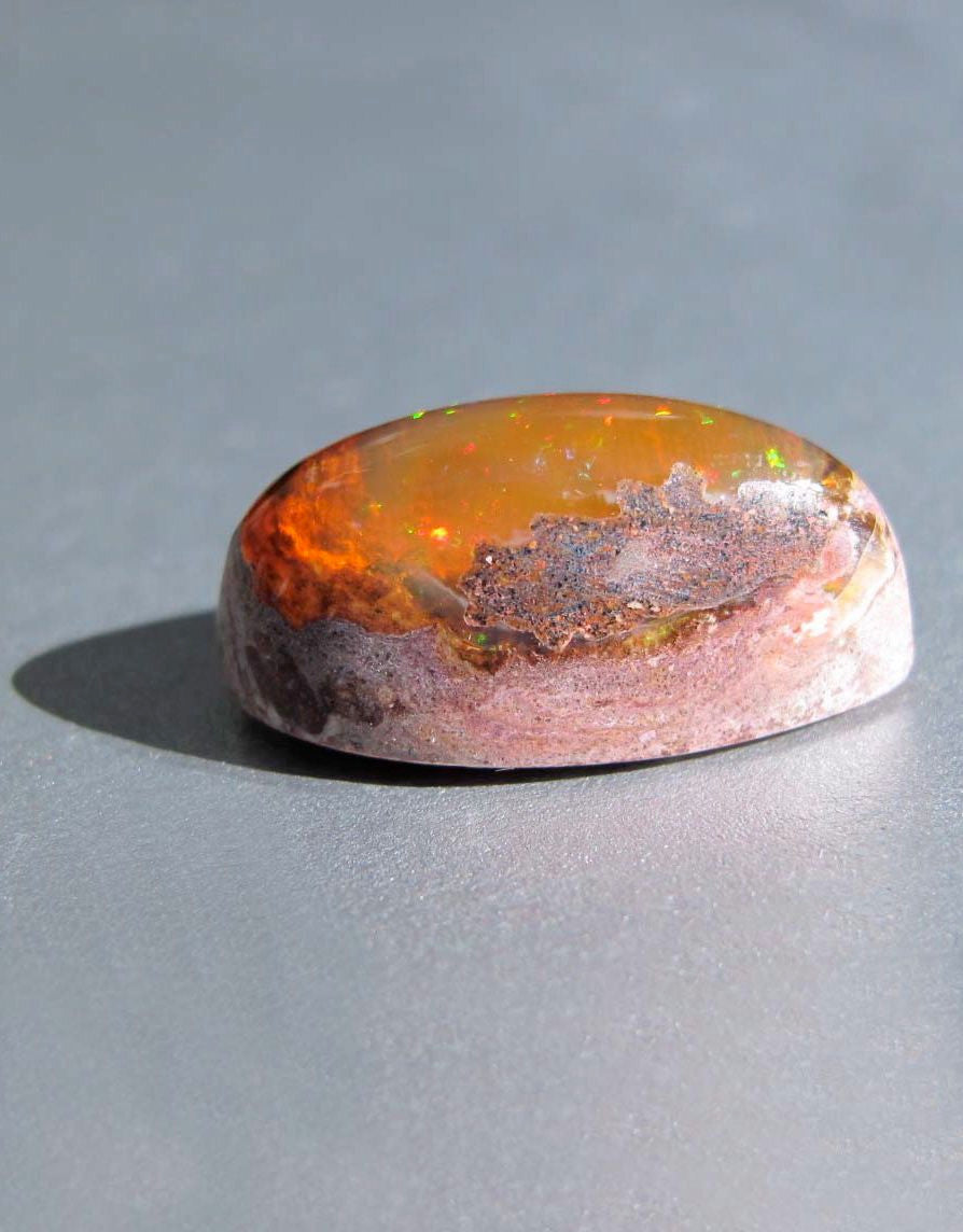 Mystic Ember-Mexican Matrix Opal, 18ct