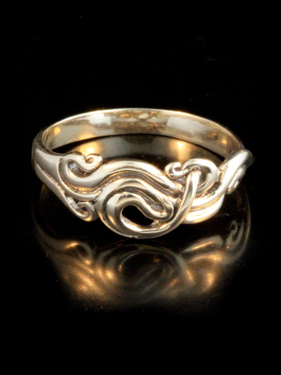 Nouveau Swirl Ring - 14K gold