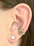 Nouveau Swirl Ear Cuff - 14K Gold