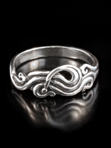 Nouveau Swirl Ring - Sterling Silver