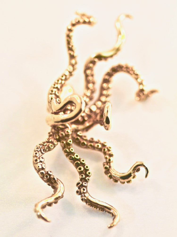 Octopus Ear Cuff - 14K Gold