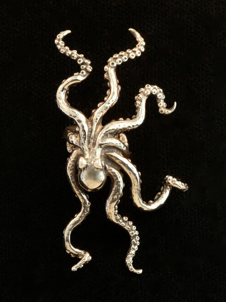 Octopus Ear Cuff - Bronze