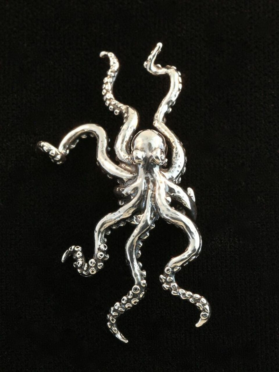 Octopus Ear Cuff - Silver