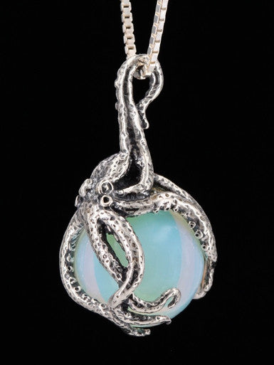 Octopus Orb - Sterling Silver
