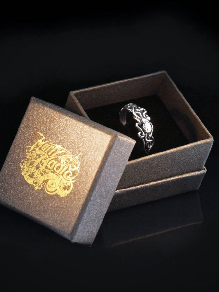 The Tentacle Twist Octopus Ring comes in a beautiful box, perfect for gift giving