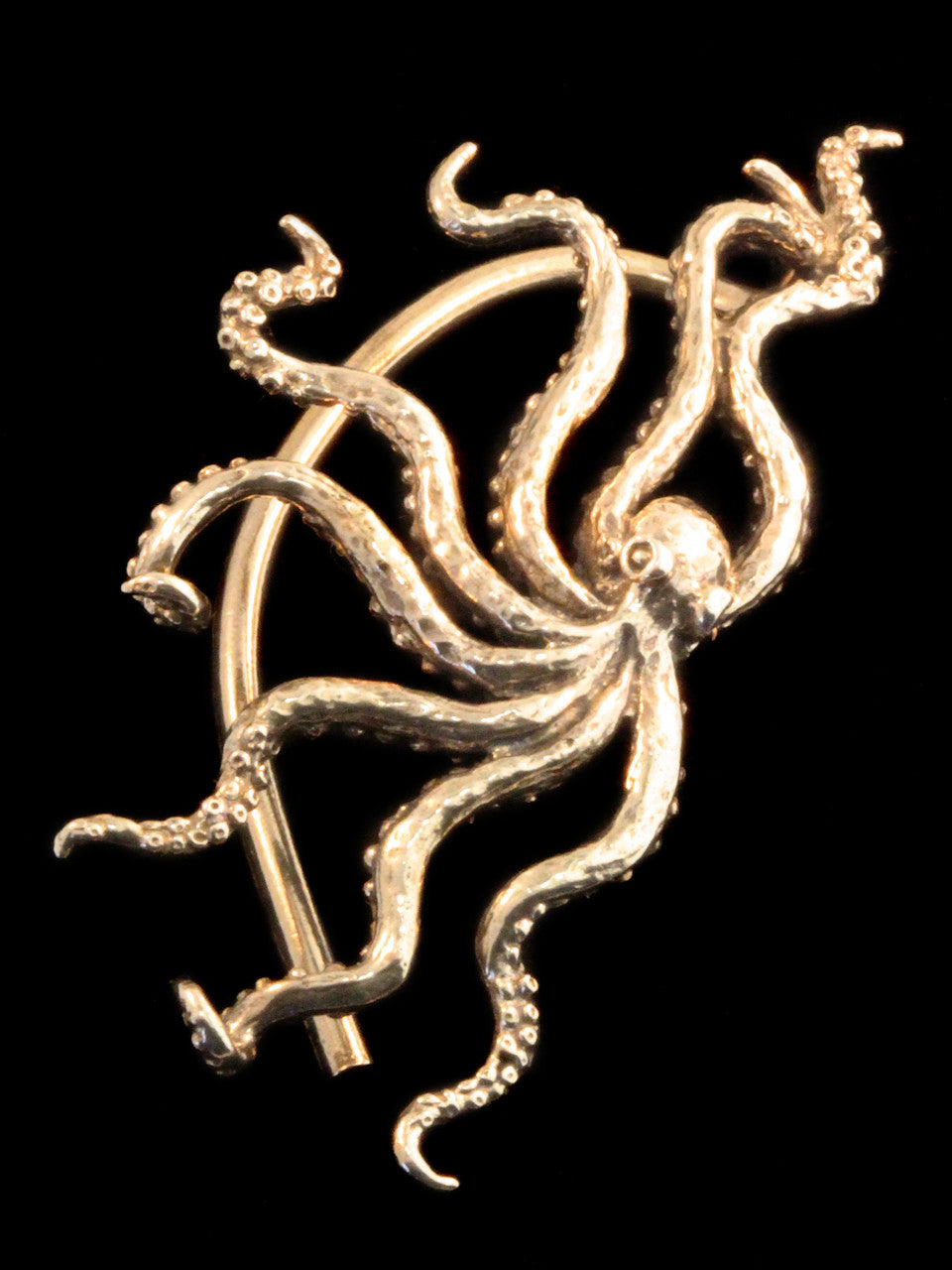 Octopus Ear Wrap in Bronze