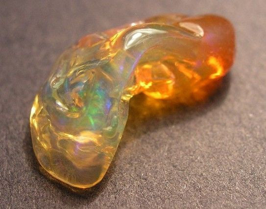 19.2 carat Mexican fire opal