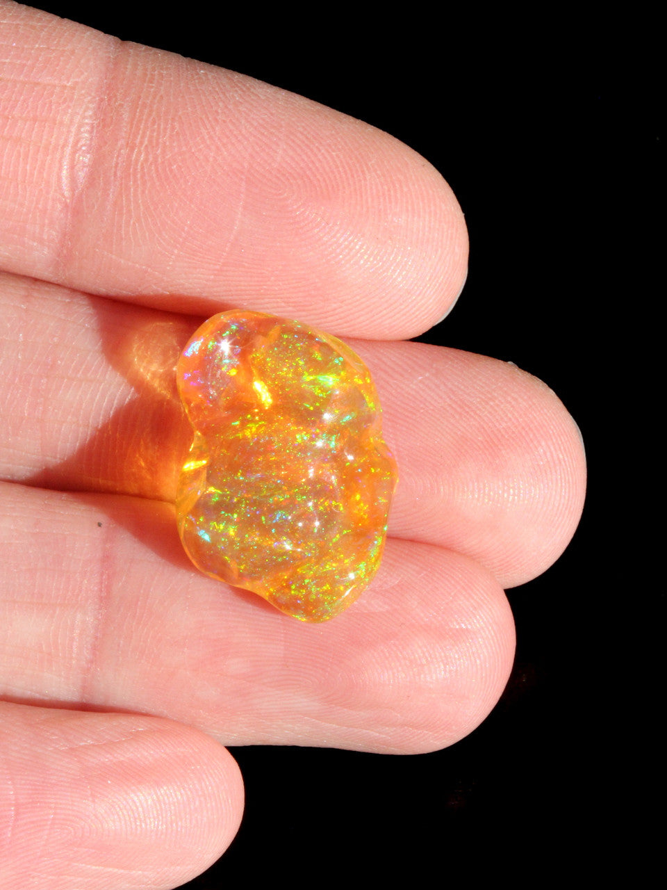 Ojo De Oro - Mexican Fire Opal - 9 ct