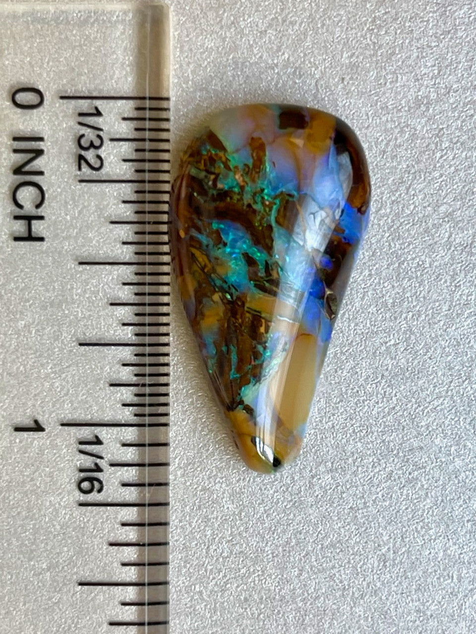 Lightening Ridge Mosaic - Australian Boulder Opal - 18 ct