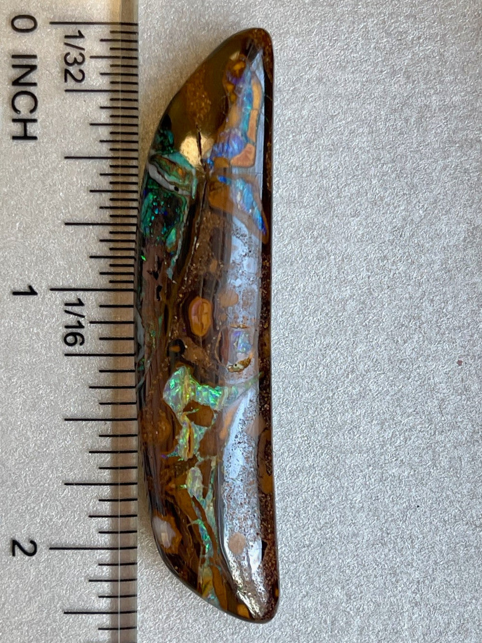 Boomerang Australian Korite Boulder Opal -  66.2 ct.