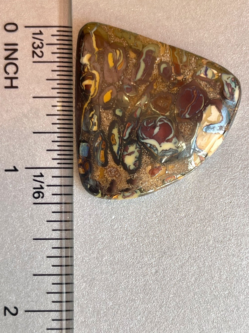 Petroglyph - Australian Koroit Boulder Opal - 57.8 ct