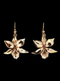 Orchid Earrings - 14K Gold