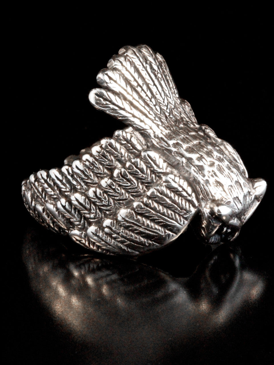 Sterling Silver Owl Ring