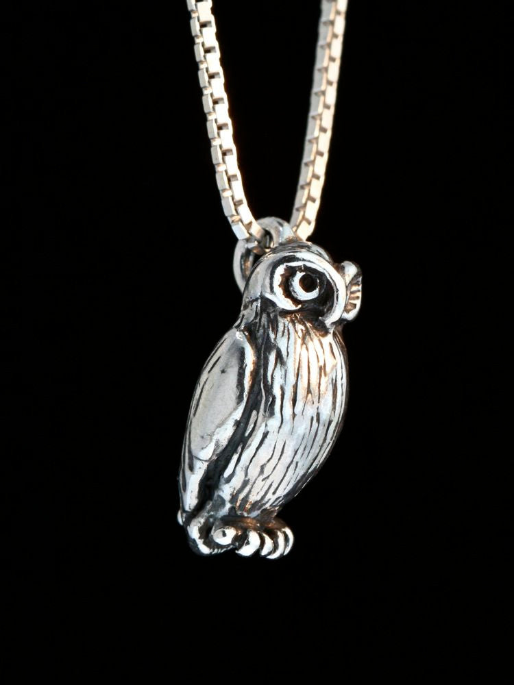 Owl Charm - Silver