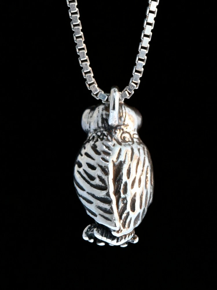 Owl Charm - Silver