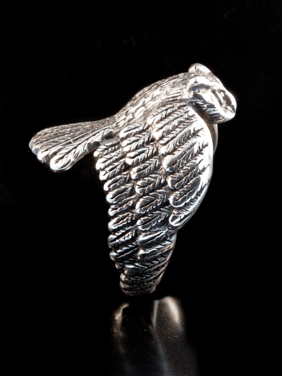 Sterling Silver Owl Ring
