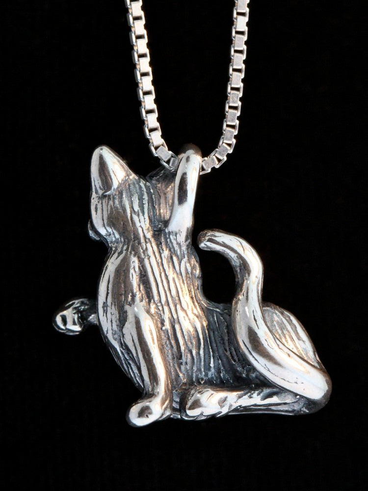 Pussycat Charm - Silver