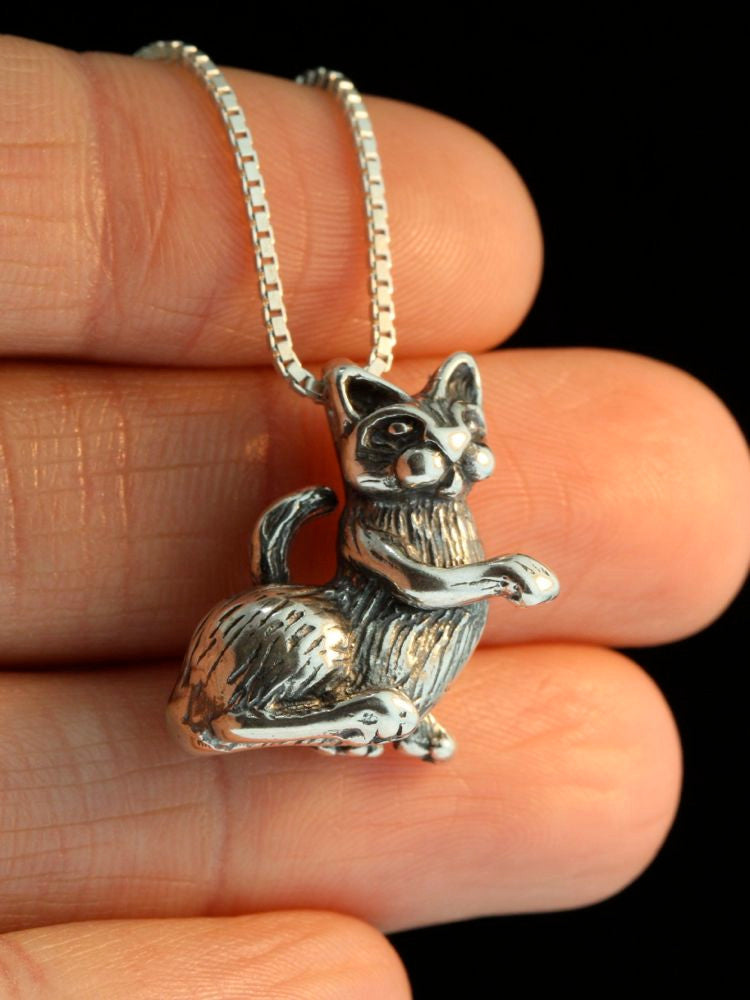 Pussycat Charm - Silver
