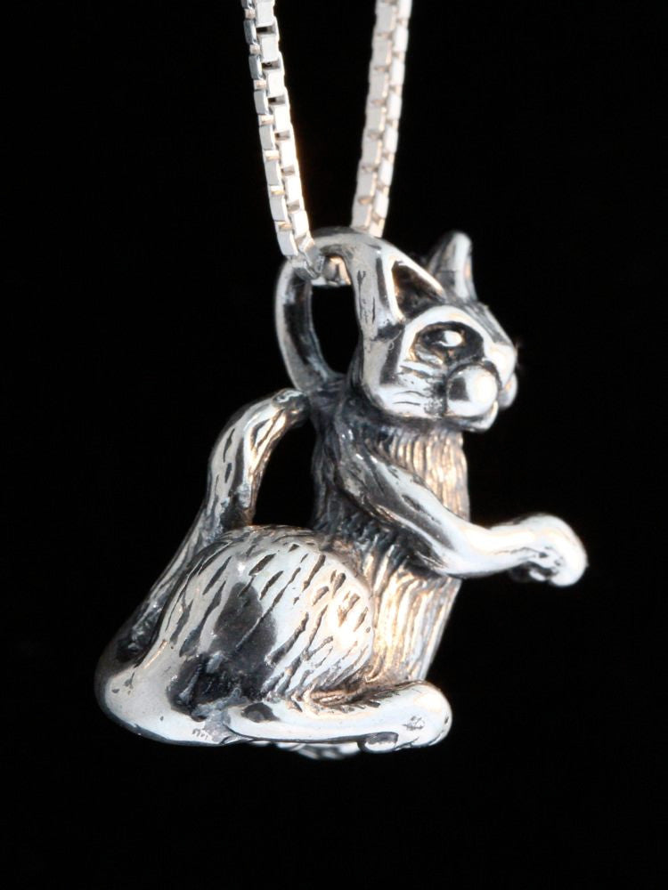 Pussycat Charm - Silver