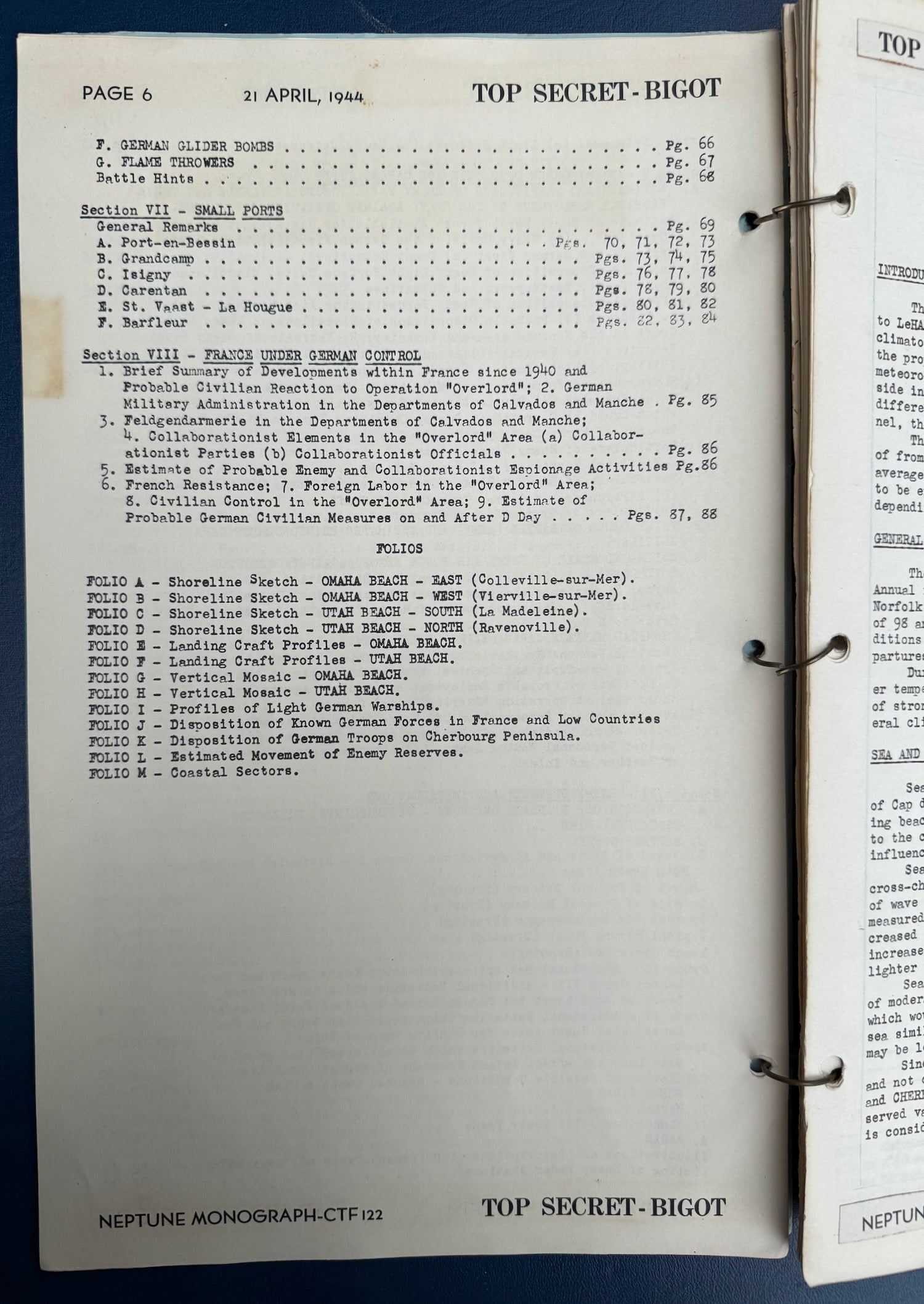 Surf Forecasting for Invasions during World War II