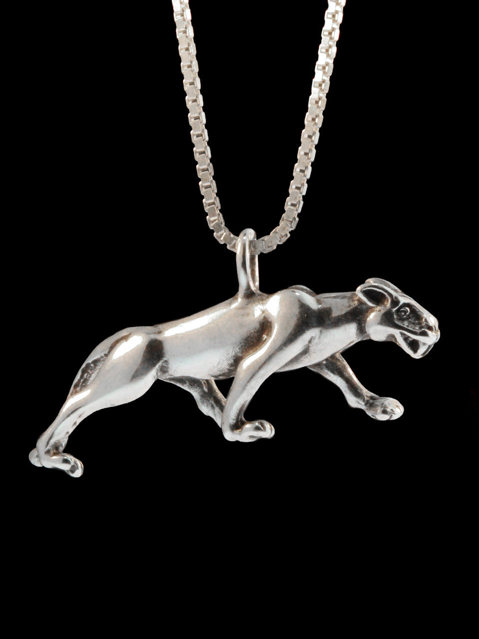 Panther Charm - silver