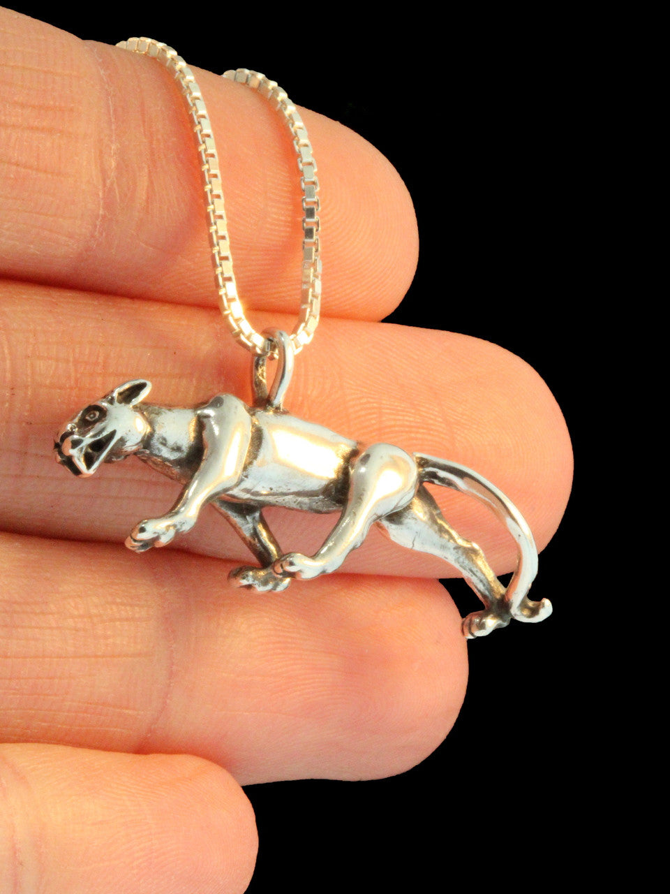 Panther Charm - silver
