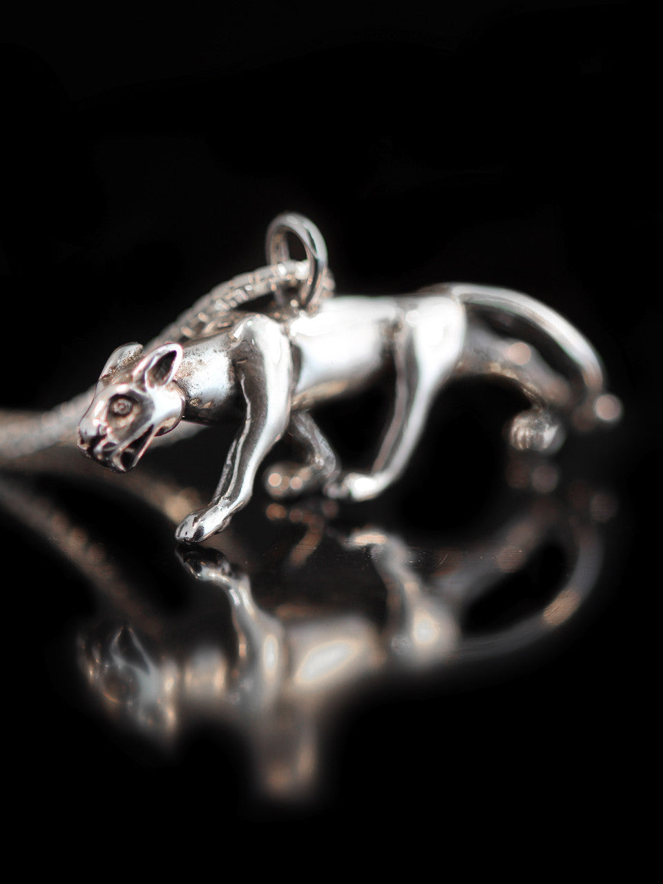 Panther Charm - silver