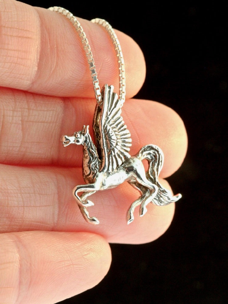 Pegasus Charm - Silver