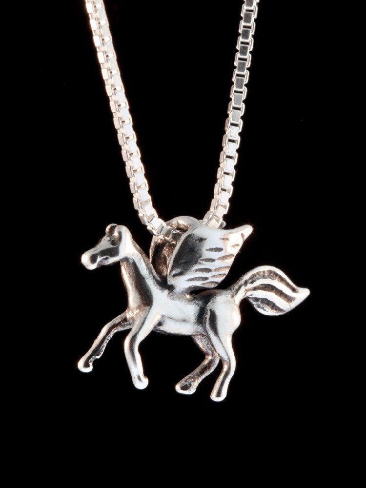 Pegasus Charm in Silver