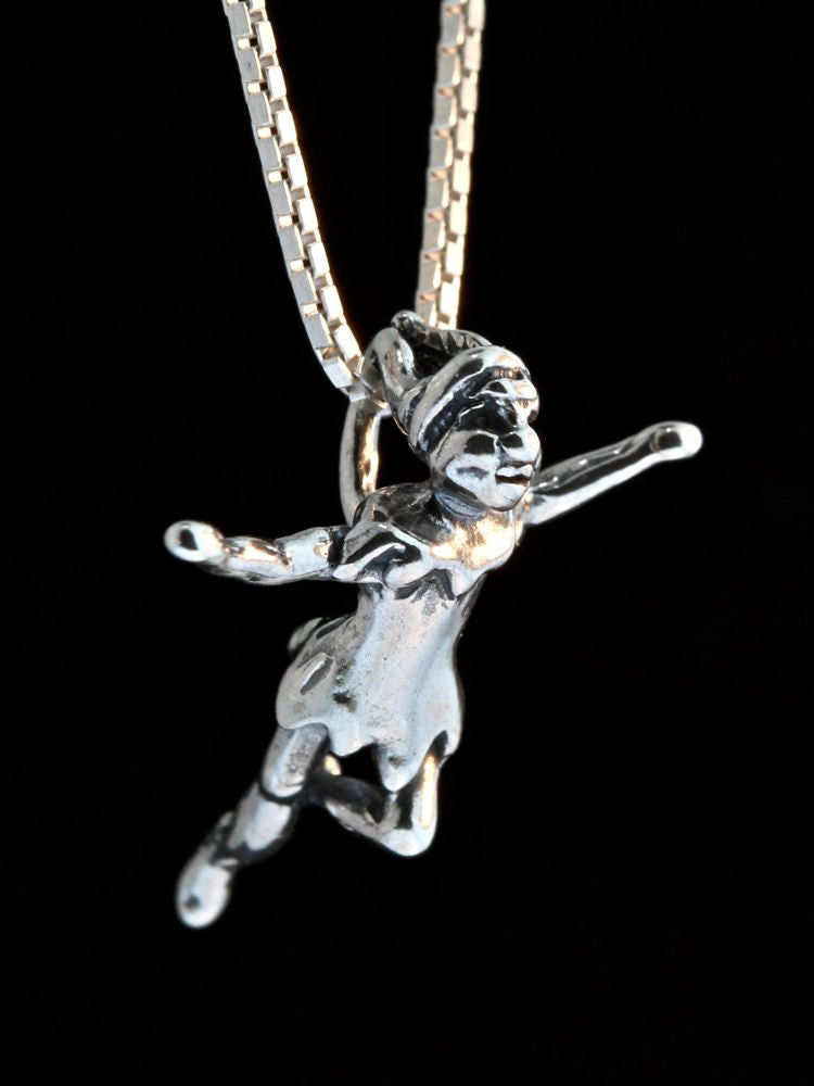 Peter Pan Charm - Silver