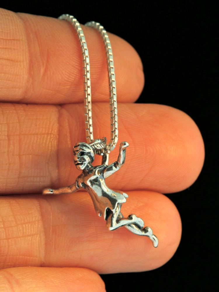 Peter Pan Charm - Silver