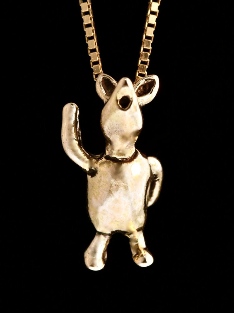Classic Winnie The Pooh - Piglet Charm - 14K Gold