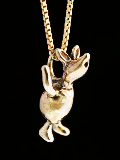 Classic Winnie The Pooh - Piglet Charm - 14K Gold