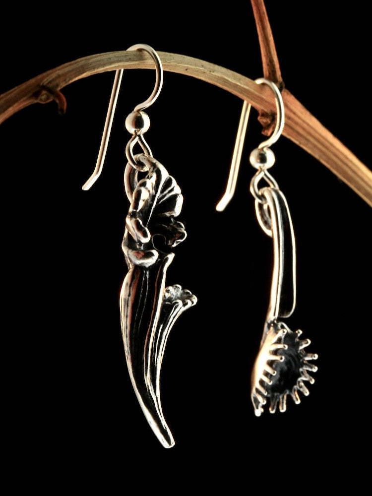 Venus Flytrap and Pitcher Plant Earrings