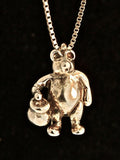 Classic Winnie The Pooh - Winnie The Pooh Charm - Solid 14k Gold