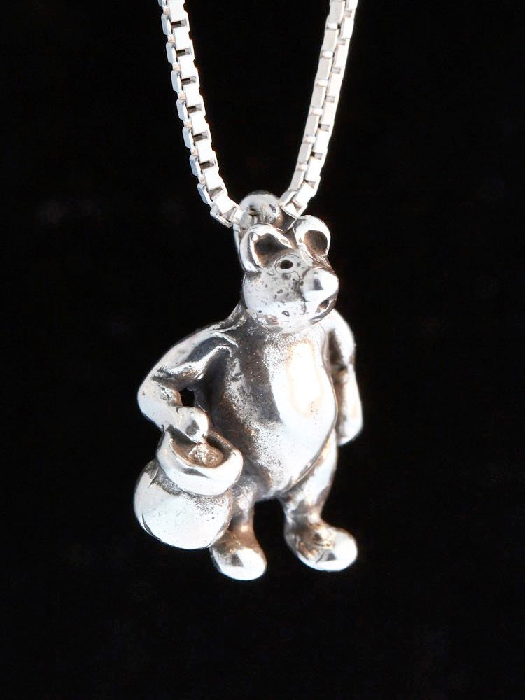 Pooh Charm - Sterling Silver
