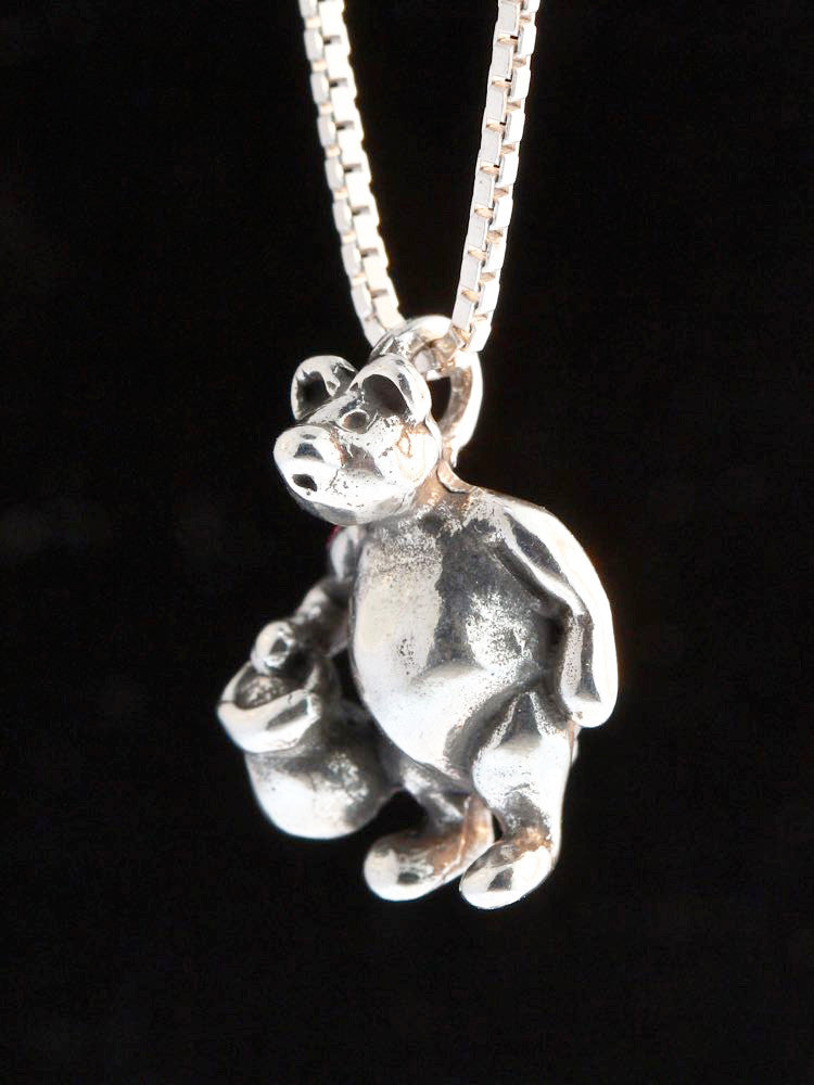 Classic Winnie the Pooh Charm - Silver