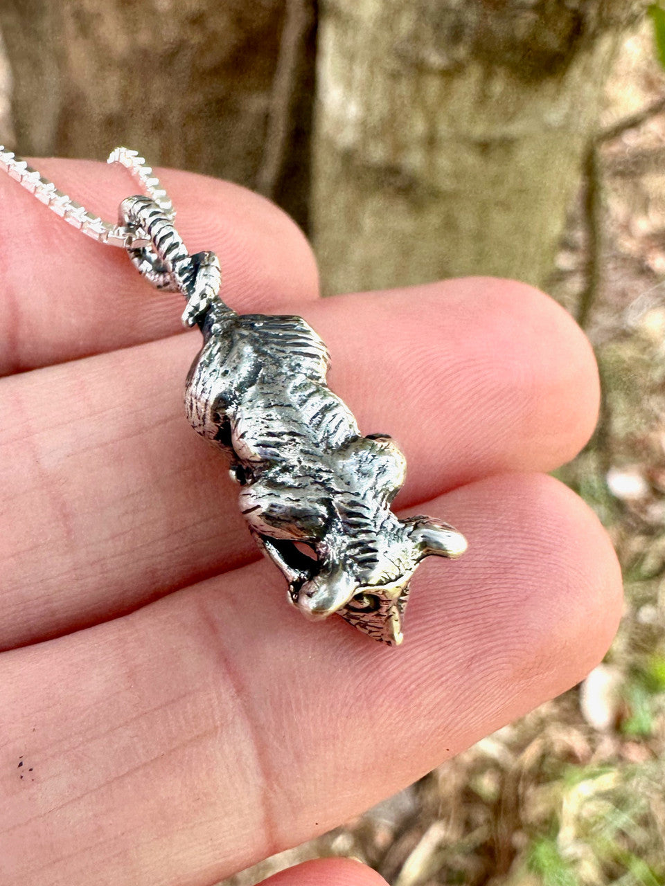 Possum Pendant - Silver