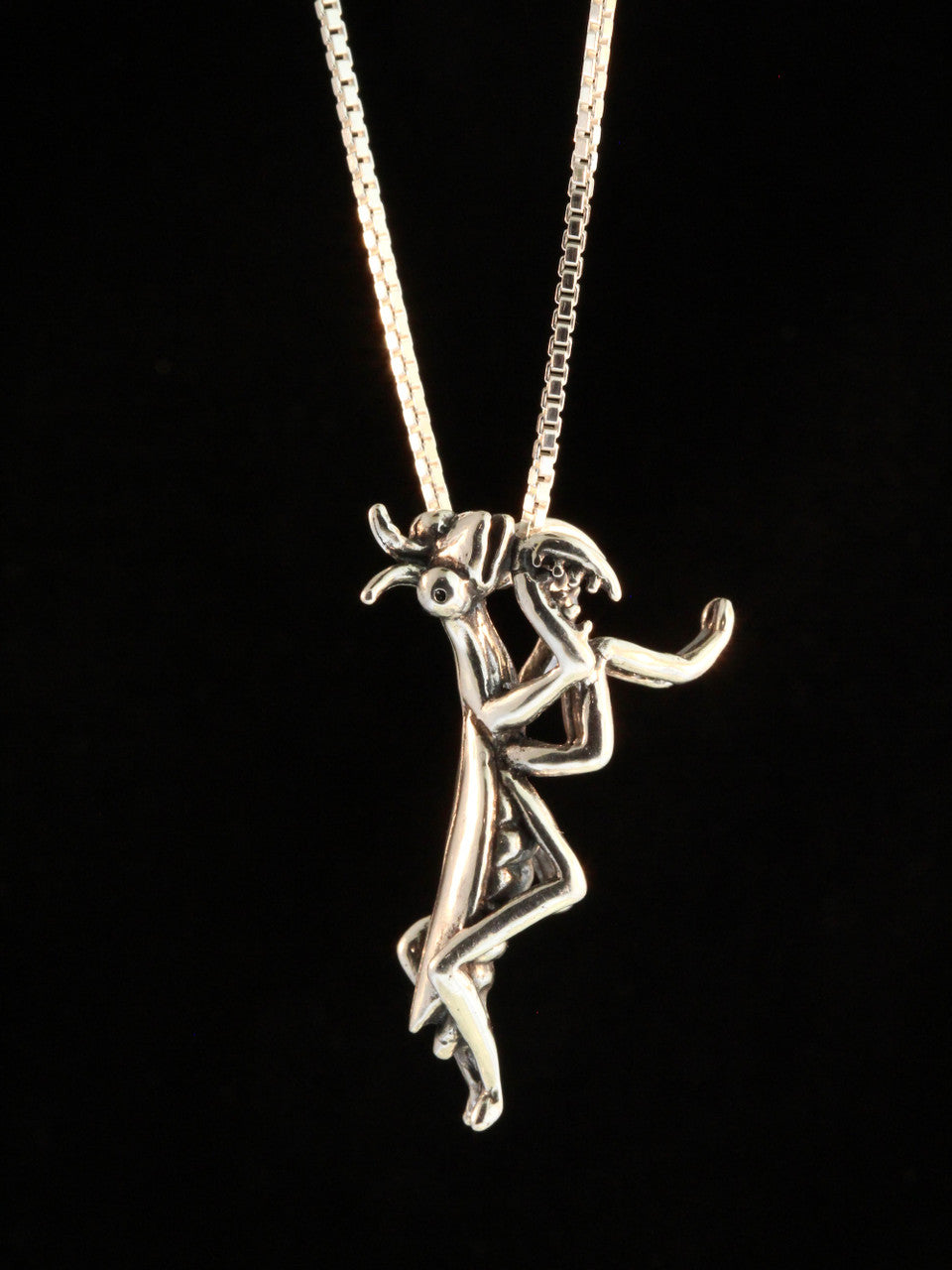 Praying Mantis Charm - Silver