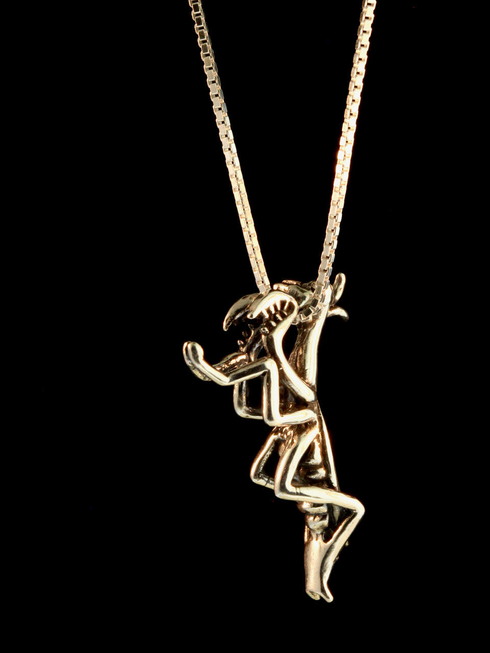 Praying Mantis Charm - Silver