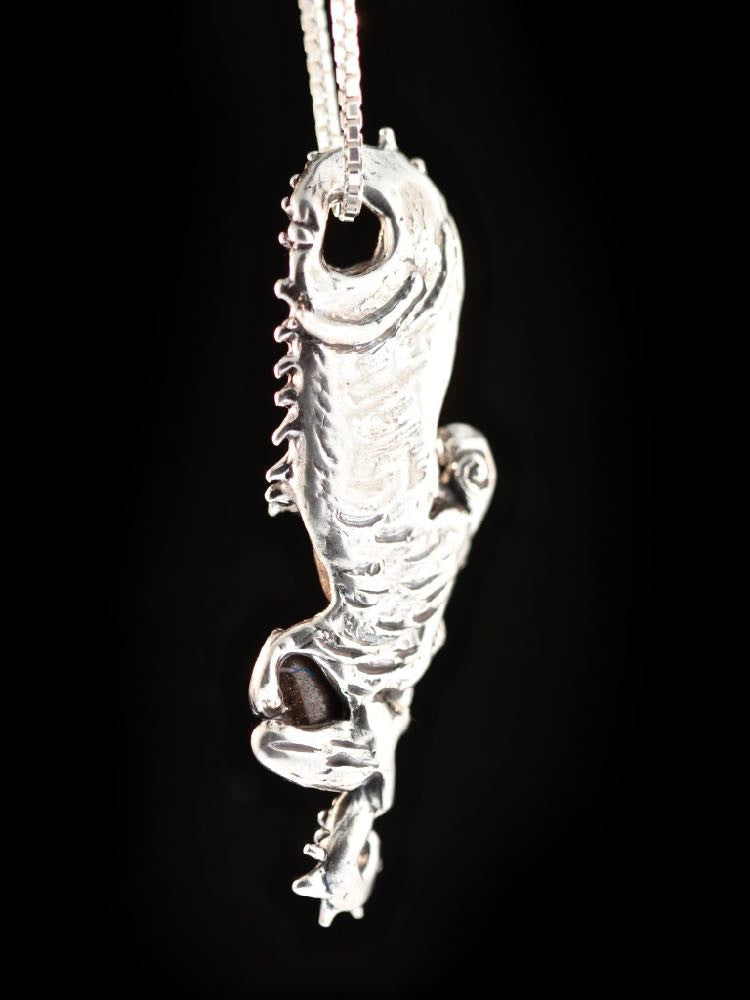 Primordial Opal Pendant in Silver
