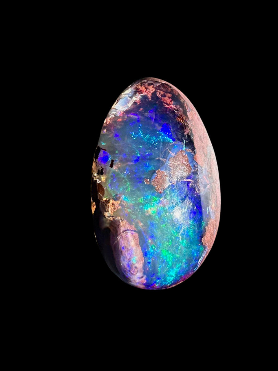 Prismatic Explosion - Mexican Matrix Fire Opal -14.8 ct