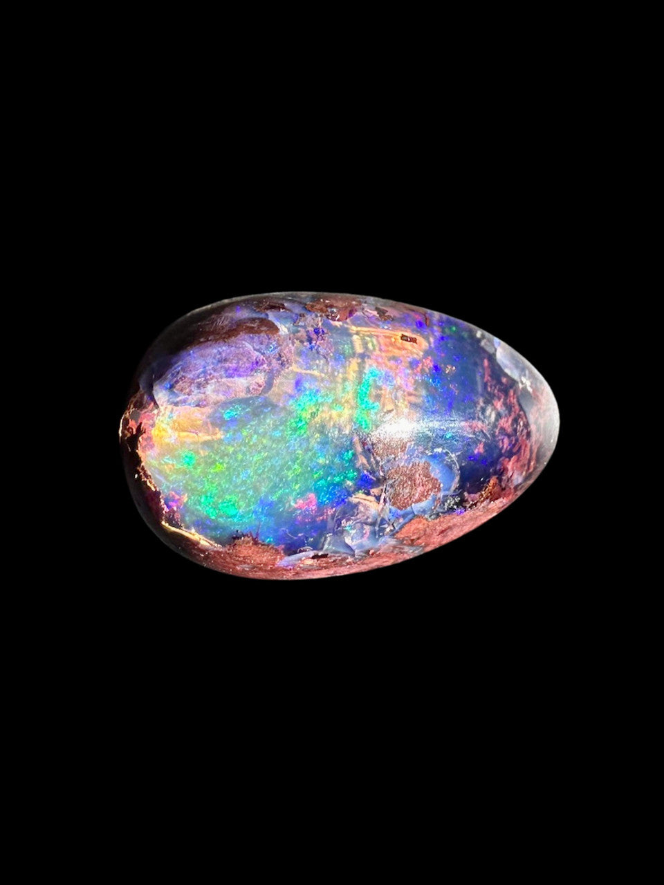 Prismatic Explosion - Mexican Matrix Fire Opal -14.8 ct