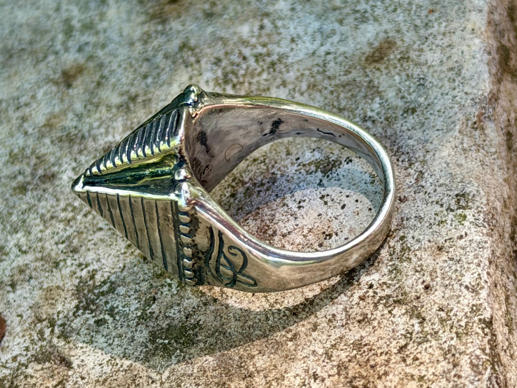 Pyramid Ring - Sterling Silver