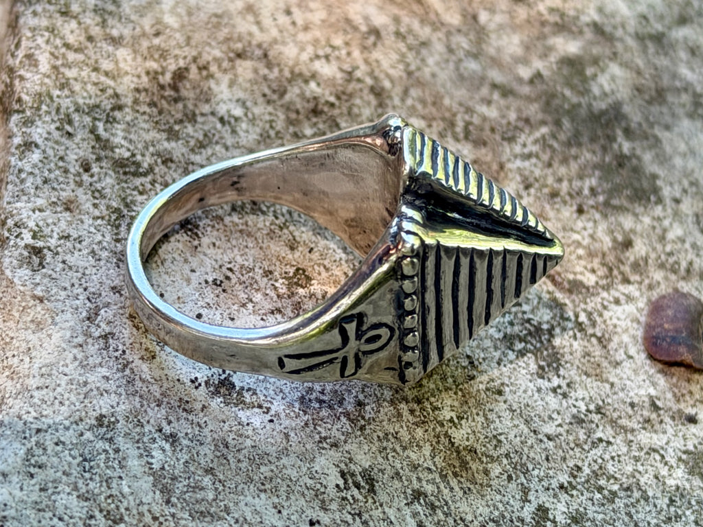 Pyramid Ring - Sterling Silver
