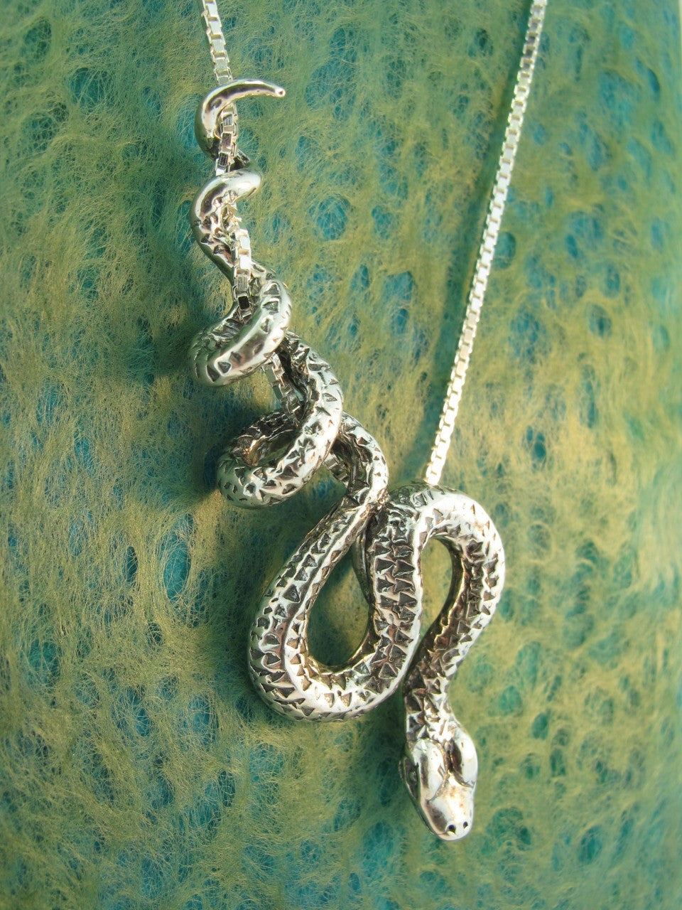 Python Pendant - Silver